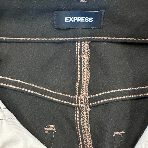 Express High Waisted Metallic Faux Leather Skinny Pant in Copper Size 2 - Picture 6 of 7